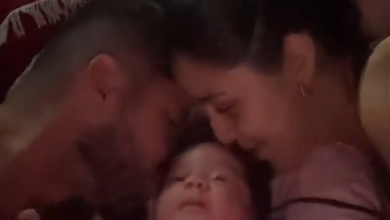 Photo of “Égua!” Bebê de 1 mês e meio viraliza ao soltar ‘primeira palavra’ com cara de irritação