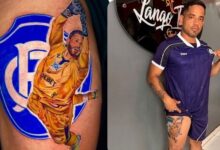 Photo of Torcedor do Remo tatua defesa de Marcelo Rangel contra o Flamengo
