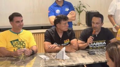 Photo of Flávio Bolsonaro chega a Belém para agenda com motocarreata e ato público