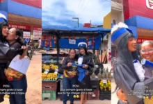 Photo of Jovem se forma em Dança e viraliza ao visitar mãe feirante de beca em Belém