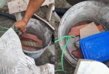 Photo of Influenciador mostra “mergulhão” para esquentar comida em obras; prática oferece risco de choque fatal