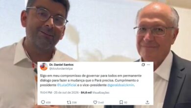 Photo of Daniel Santos cumprimenta Lula e sinaliza diálogo com governo federal após apoiar Flávio