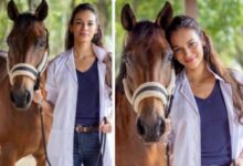 Photo of Alane Dias aparece caracterizada como veterinária em sua estreia em novela da Globo