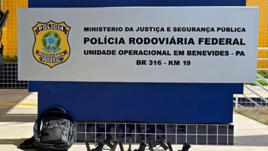 Photo of PRF apreende cinco pistolas e 100 munições em ônibus na BR-316, em Benevides